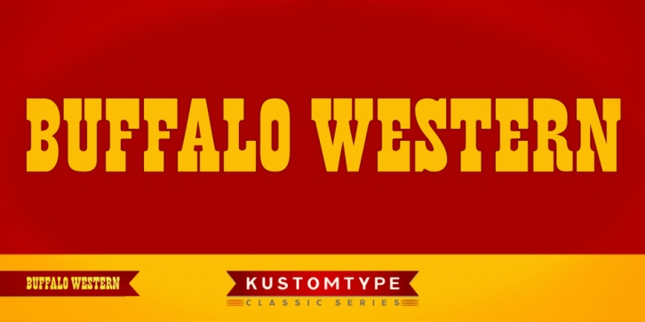 Buffalo Western font preview