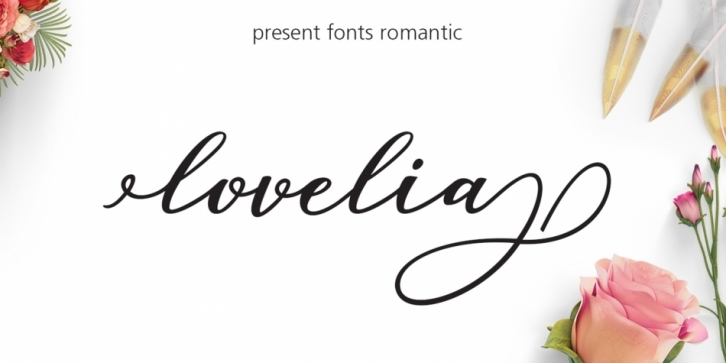 Lovelia font preview