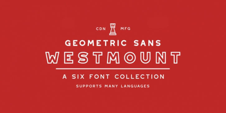 Westmount font preview