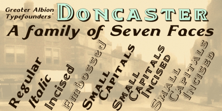 Doncaster font preview