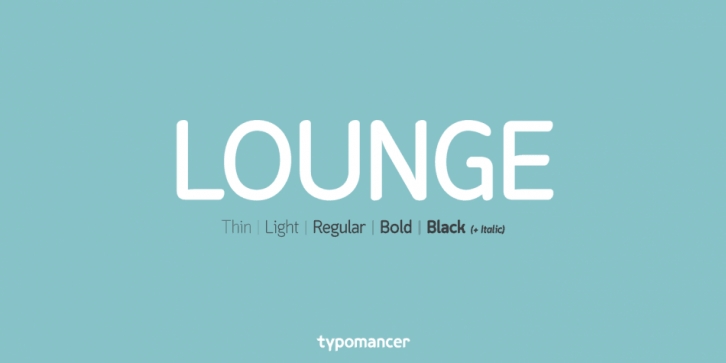 Lounge font preview