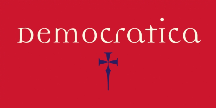 Democratica font preview