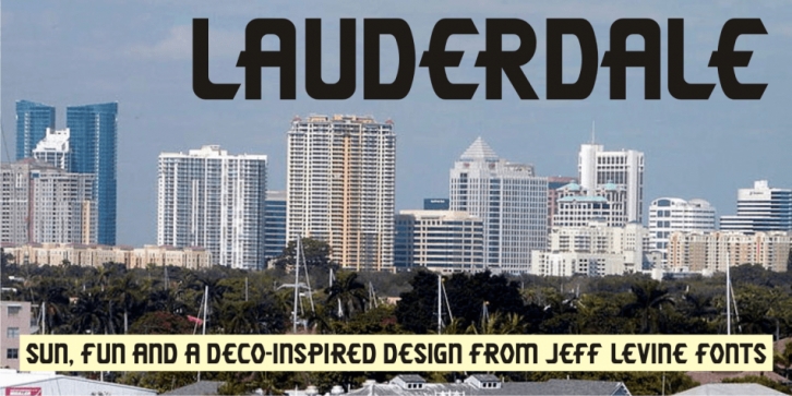 Lauderdale JNL font preview