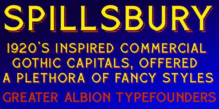 Spillsbury font preview