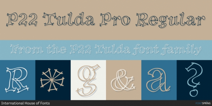 P22 Tulda font preview