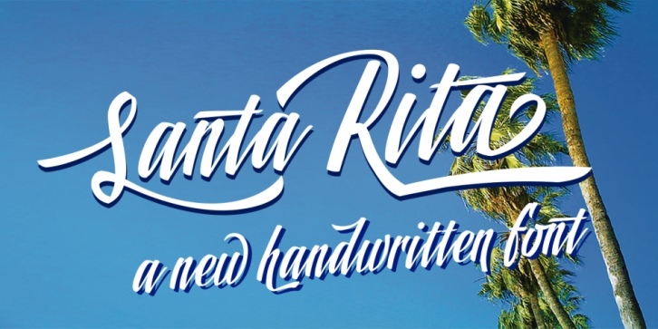 Santa Rita font preview