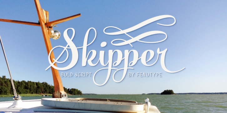 Skipper font preview