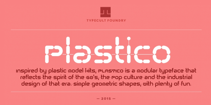 TCF Plastico font preview