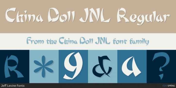 China Doll JNL font preview