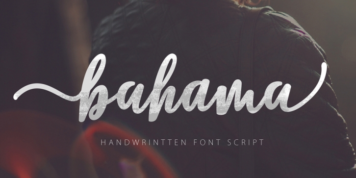 Bahama Script font preview