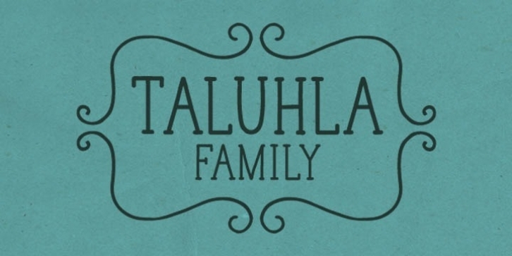 TALUHLA font preview