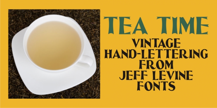 Tea Time JNL font preview