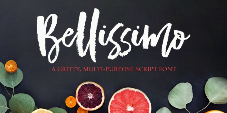 Bellissimo font preview