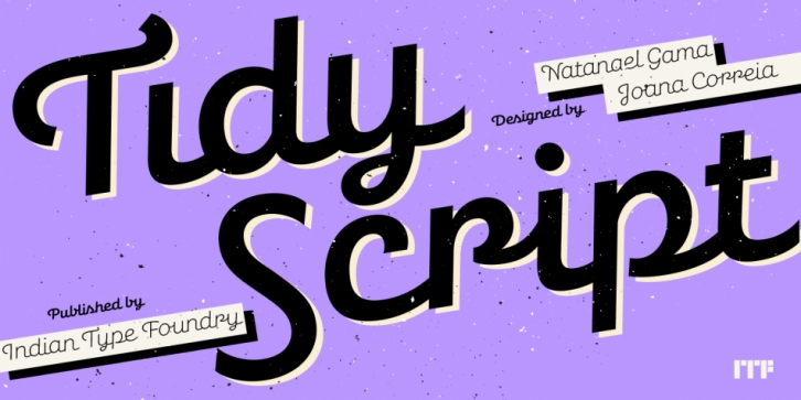 Tidy Script font preview