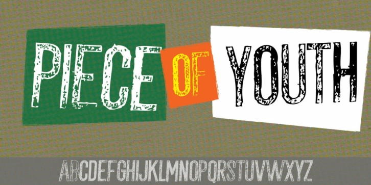Piece of youth font preview