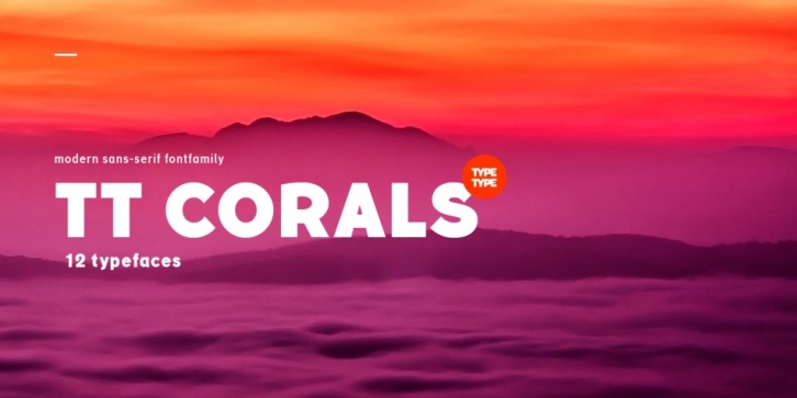 TT Corals font preview