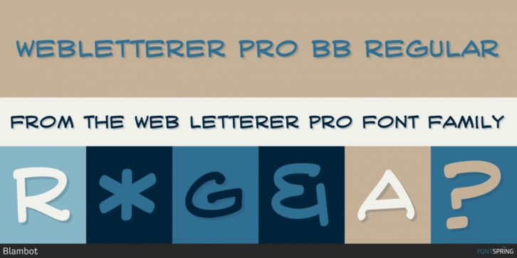 Web Letterer Pro font preview
