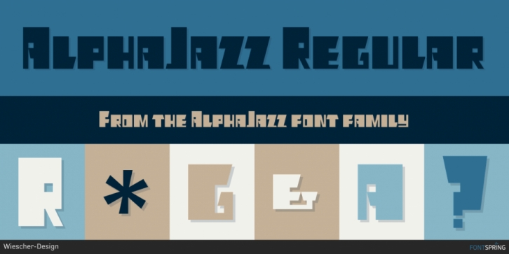 AlphaJazz font preview