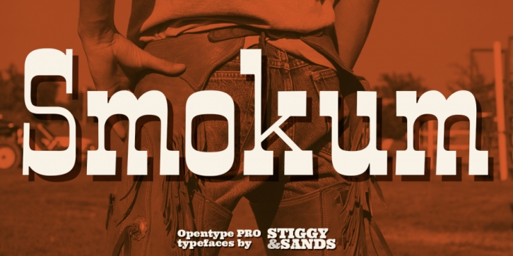 Smokum Pro font preview