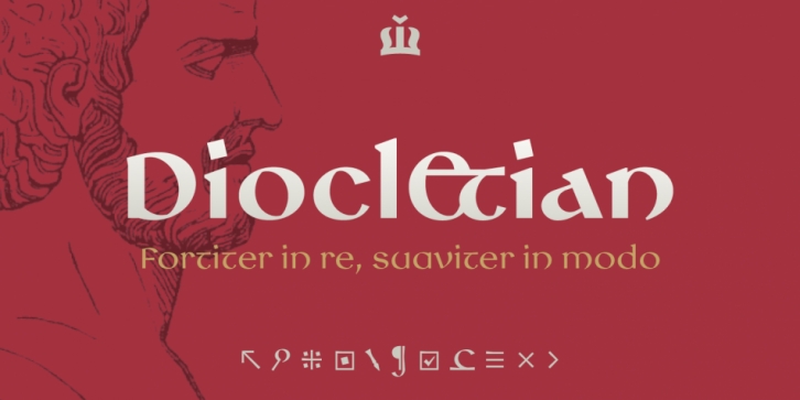 Diocletian font preview