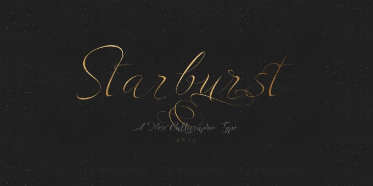 Starburst font preview