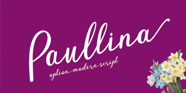 Paullina font preview
