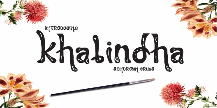 Khalindha font preview