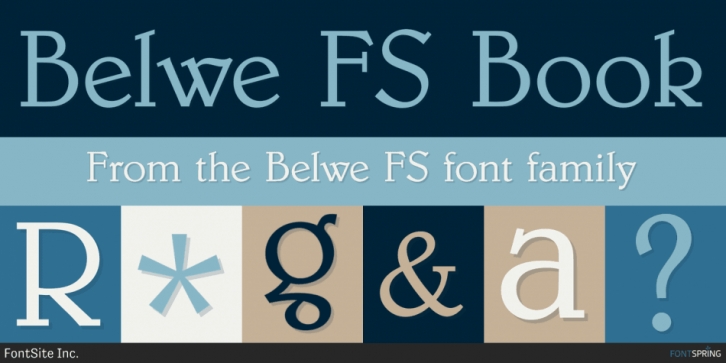 Belwe FS font preview