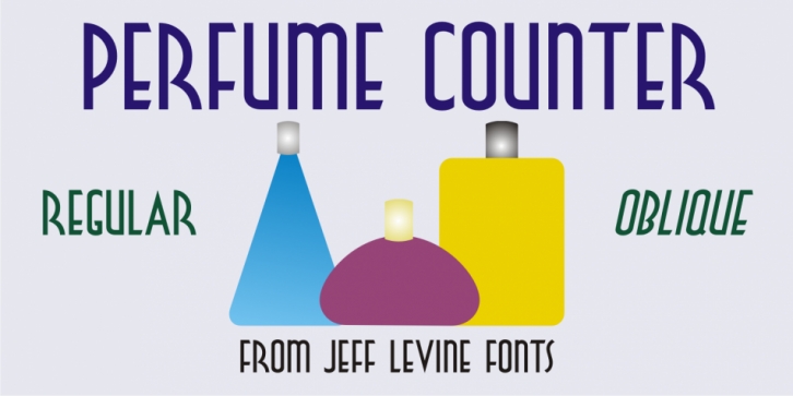 Perfume Counter JNL font preview