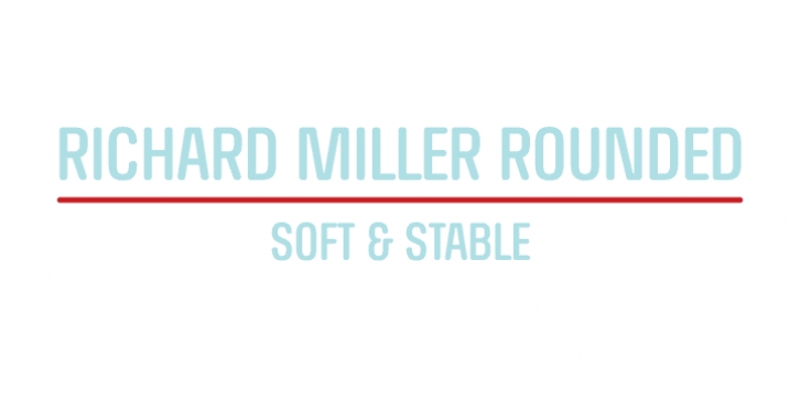 RICHARD MILLER ROUNDED font preview