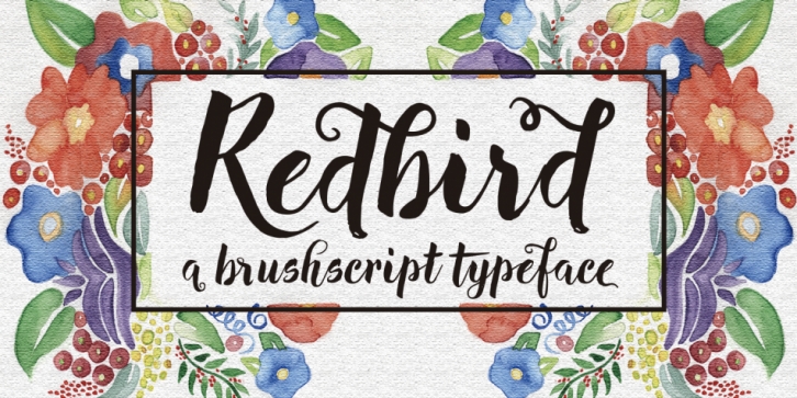 Redbird font preview