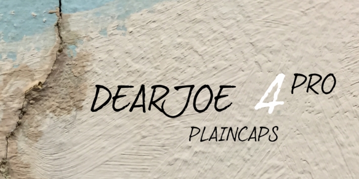 dearJoe 4 font preview