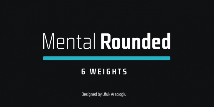 Mental Rounded font preview