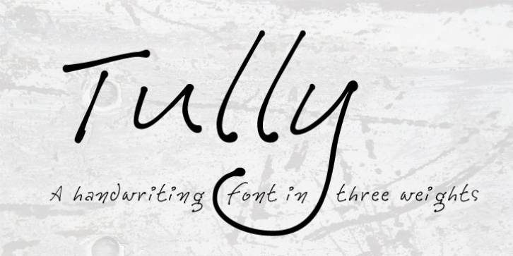Tully font preview