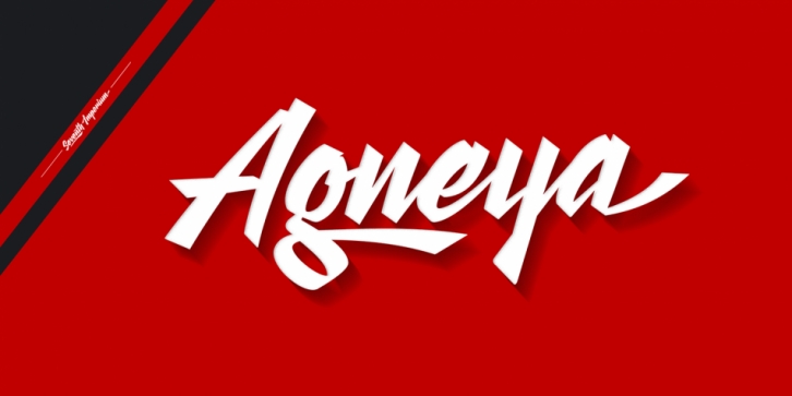 Agneya font preview