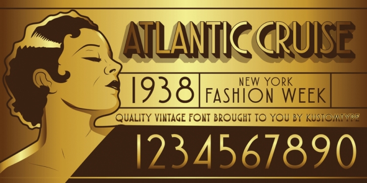 Atlantic Cruise font preview
