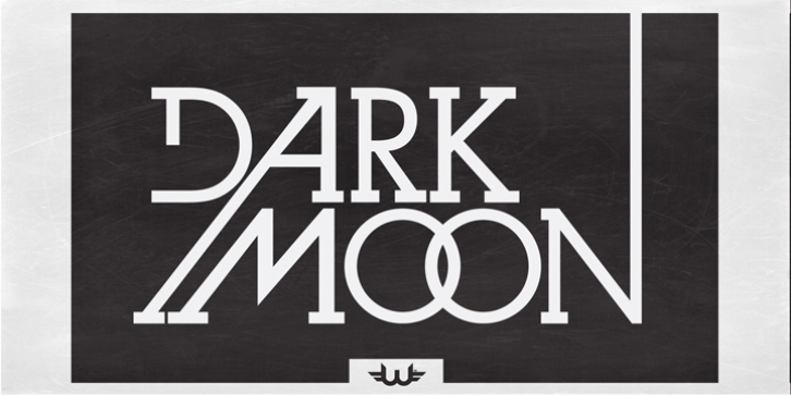 Dark Moon Serif font preview