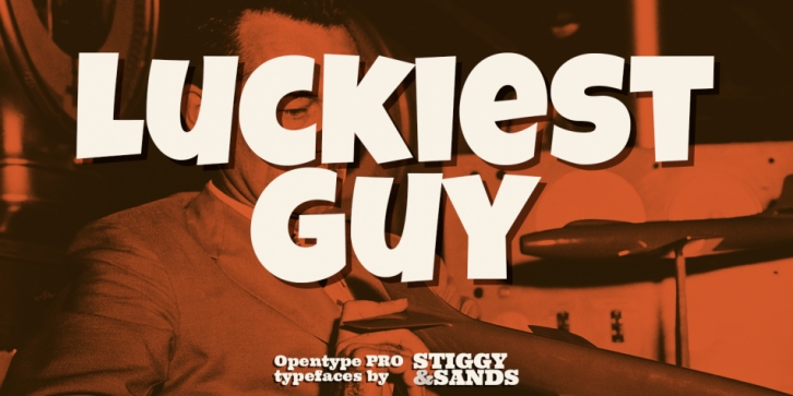 Luckiest Guy Pro font preview