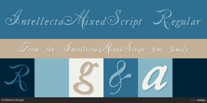 IntellectaMixedScript font preview