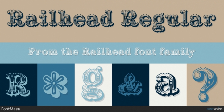 Railhead font preview
