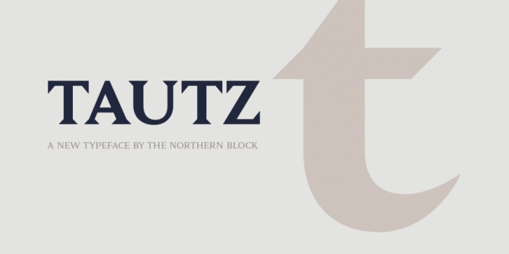 Tautz font preview