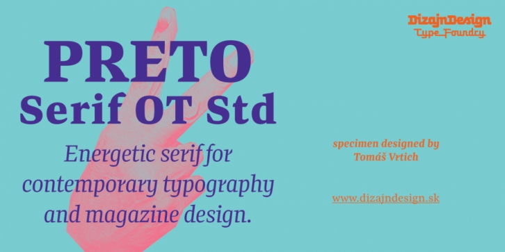 Preto Serif OT Std font preview
