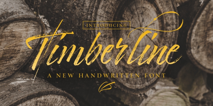 Timberline font preview