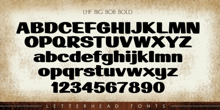 LHF Big Bob font preview