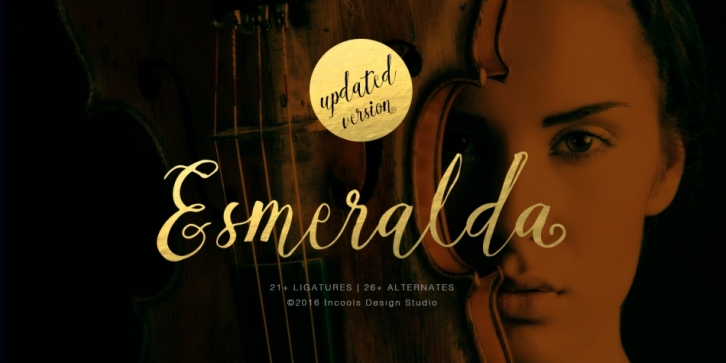 Esmeralda font preview