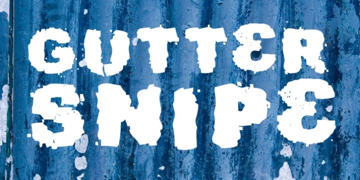 Guttersnipe font preview