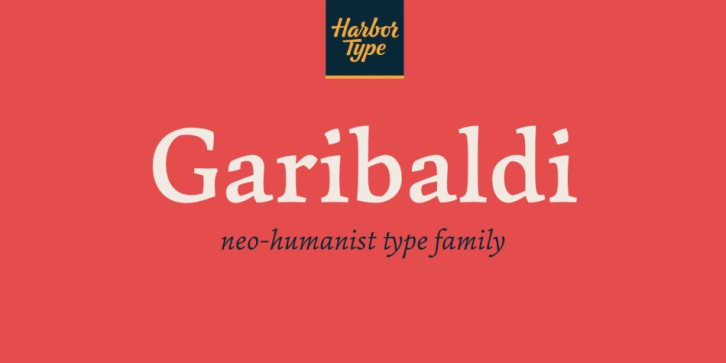 Garibaldi font preview
