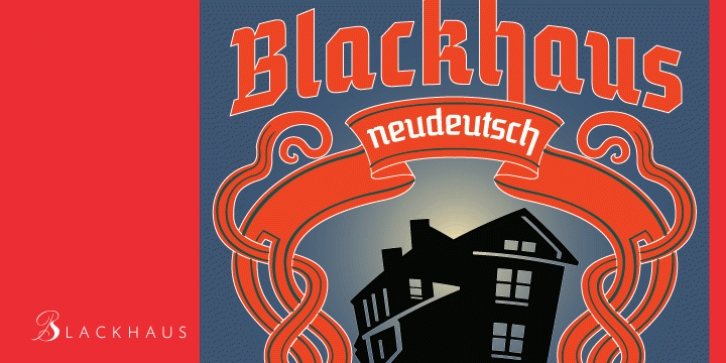 Blackhaus font preview