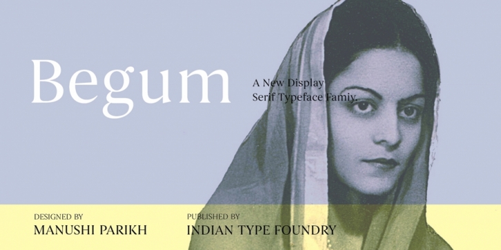 Begum font preview