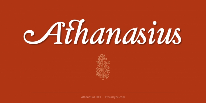 Athanasius PRO font preview
